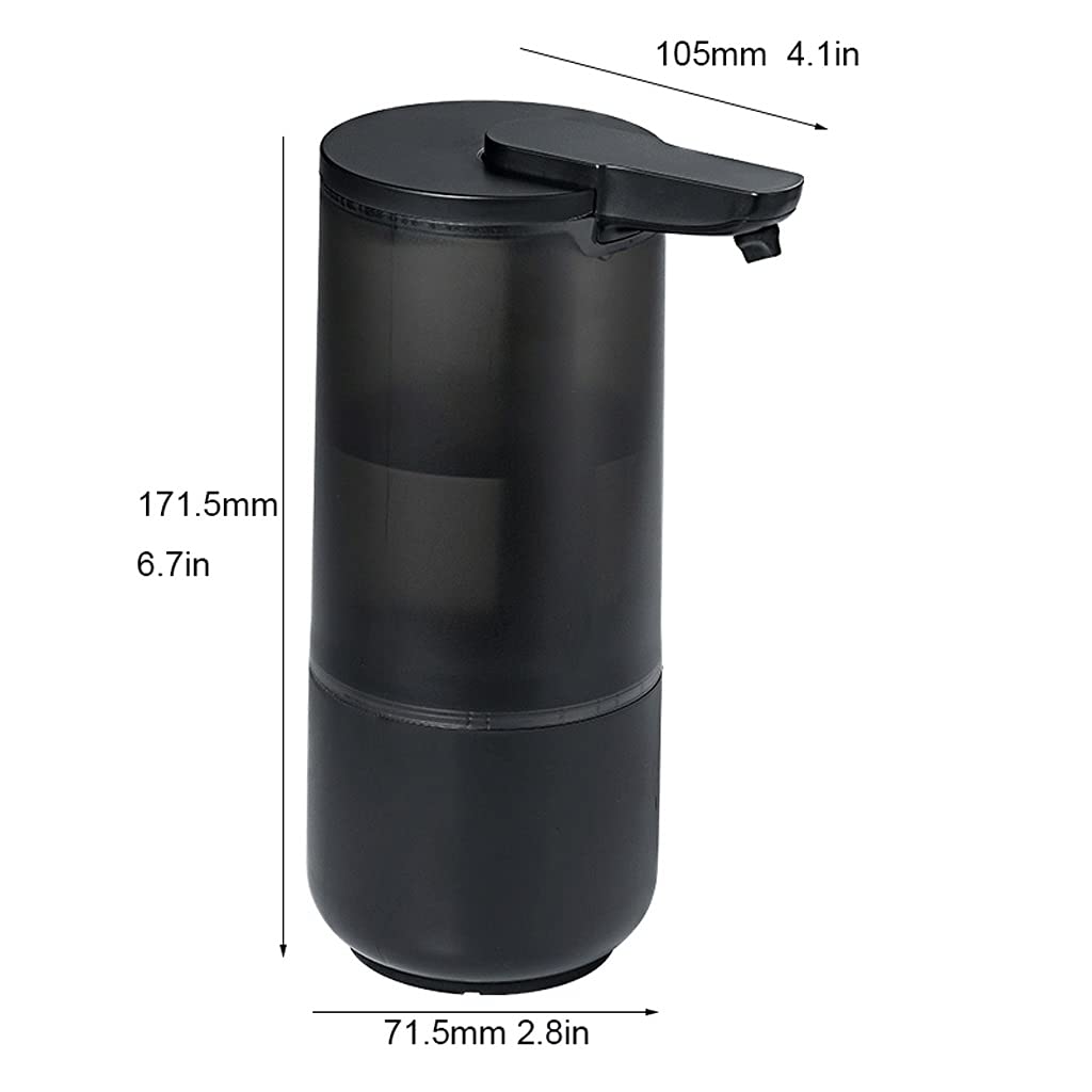 Dispenser di sapone per le mani Distributore di sapone da 250 ml, disinserimento a mano ricaricabile, adatto for bagno, cucina, hotel e ristorante Bottiglia di lozione ricaricabile ( Color : Black )