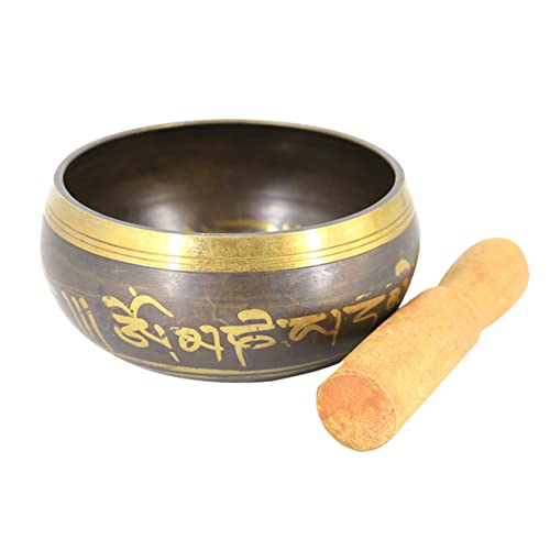 HEMOTON Klangschale Tibetische Meditationsschale Mit Klöppel Handgefertigte Klangschalen Für Yoga Und Entspannung Meditations-yoga-klangbogen Traditionelle Klangschale Für Klangtherapie