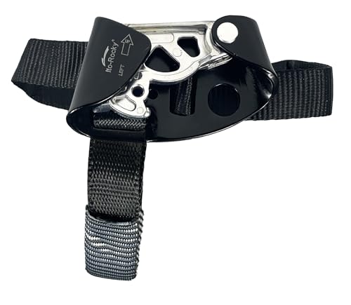 Ito Rocky Foot Ascender Riser - Rope Climbing Equipment for SRT Climbing & Tree Arborist Climbing Device - Left Black - Thumbnail 6