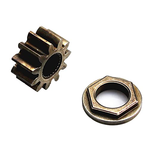 WaruiTT 717-1554 Steering Shaft Pinion Gear & Bushing kit fits MTD 741-0656 941-0656A, for Cub Cadet LT1042 LT1045 LT1046 LT1050 and for Toro 112-0863 - Thumbnail 3