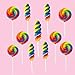 ANNICOO Rainbow Lollipops 30 Pack, Swirl Lollipop and Twisty Lollipop, Individually Wrapped Bulk, Kid's Lollipops Candy for Birthday Party, Favors Valentine's day Treats