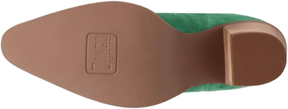 Dingo Womens Evita Southwest Snip Toe Dress Boots Over the Knee Mid Heel 2-3" - Green
