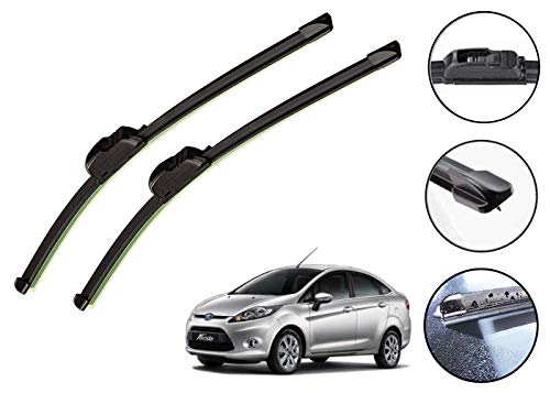 Image of Auto Hub Car Wiper Blades Compatibility With Fiesta New - Set of 2 Pcs (D-22,P-16)