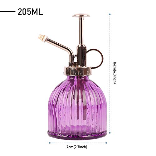 Ulikey Plantensproeier, spuitfles glas bloem water spray fles pot vintage stijl bloemenspuit waterspuitfles pomp… - Afbeelding 3