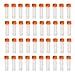 iplusmile 81 Pièces 5ML Laboratoire de Congélation en Plastique Tubes à Essai Diplômé Capuchon D' étanchéité du Flacon Contenant Échantillon Bouteilles avec Bouchons À Vis pour École