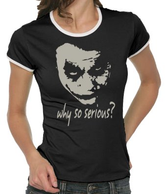 Touchlines Joker - Maglietta da donna con scritta