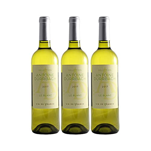 Selection Antoine Dürrbach Blanc 2017 - Dauvergne - Ranvier - Appellation VDF Vin de France - Origine Vallée du Rhône - Vin Doux Blanc de la Vallée du Rhône - Lot de 3x75cl - Cépages Marsanne, Roussan Cover