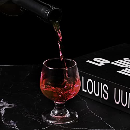 Cute Shot Glasses Mini Glass Snifters Cognac 1.7 Oz Glasses Brandy Snifter Mini Wine Glasses Glass Dinnerware Set For Whiskey Juice Vodka Sherry Champagne Brandy Wine Party Supplies (24 Pieces) #TOP6