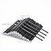 i-Laesh 200pcs Micro Brushes - Precision Microswabs for Eyelash Extensions, Lash Mascara Applicators - Ideal for Eye, Dental, Lashes, Brows, Personal Care - Black (Replacement - Pro Grip)