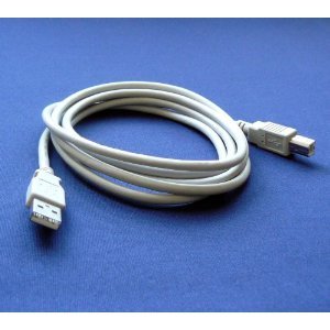 HP Officejet 6700 Premium e-All-in-One Photo Printer Compatible USB 2.0 Cable Cord for PC, Notebook, MacBook - 6 feet White - Bargains Depot