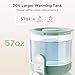 Momcozy Dual Lights Water Warmer for Night Feedings, Instant Bottle Warmer for Making Formula, 57 Oz Larger Capicity, Formula Dispenser with 6 Temp Options, Breastfeeding Essentials