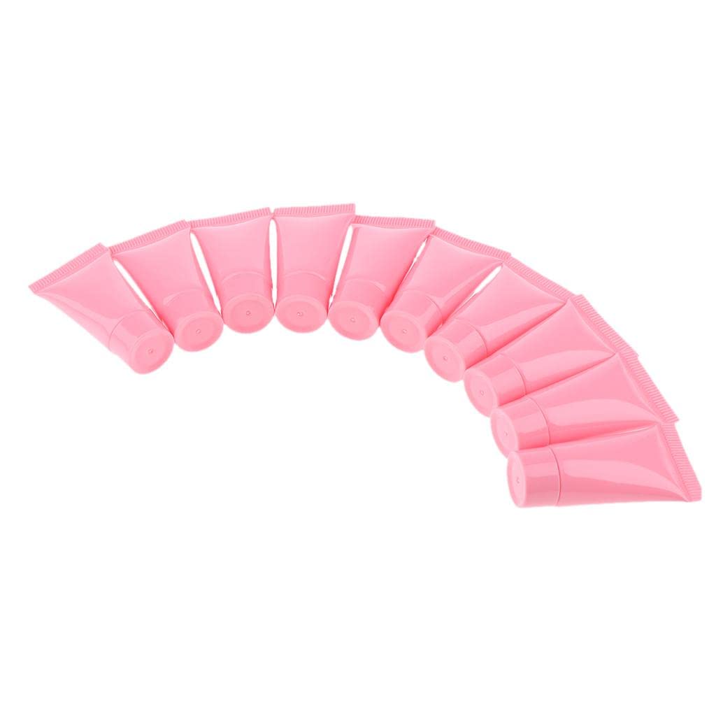 Club Bollywood®10X Empty Cosmetic Tubes Makeup Lotion Cream Container Squeeze Bottle Pink| Other Makeup Tools & Accs| Other Makeup Tools & Accs|Health & Beauty |10 Pieces Empty Cosmetic Tubes-image-49
