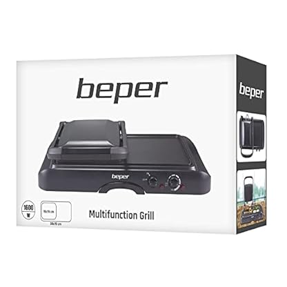 BEPER P101TOS501 Kontaktgrill Antihaft-Aluminium – Elektrogrill 1600 W – Bild 7