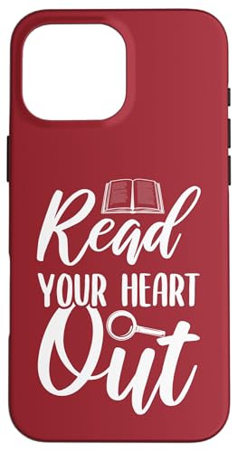 Leggi il tuo cuore carino per insegnante donne amano leggere libro Custodia per iPhone 16 Pro Max