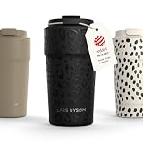 LARS NYSØM Kubek Termiczny do Kawy 500ml - Szczelny Kubek Podróżny