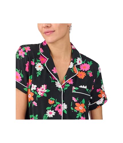 Image of kate spade new york Short Sleeve Cropped Pant PJ Set