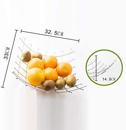 Amazon.co.jp: フルーツボウルステンレス鋼シルバーフルーツ皿家庭用品