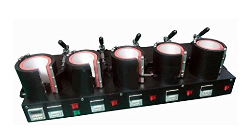 Máquina de termofijado digital multipropósito 5 en 1 para tazas miniatura 1