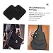BESPORTBLE 6pcs Shoulder Strap Pads Elastic for Backpack Straps Pressure Relief for Heavy Loads Easy Attachment Design Black