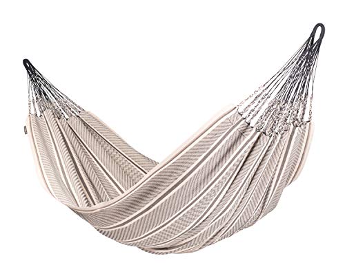 La Siesta® Flora Zebra - Organic Cotton Kingsize Classic Hammock