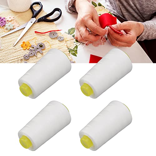 Hilos para costura en poliéster, pack 4 unidades blanco miniatura 5