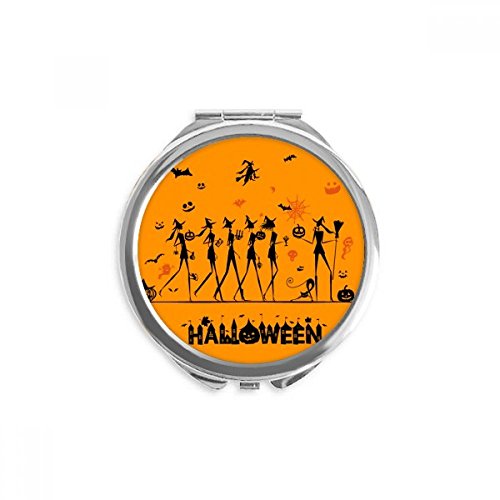 Miroir sorcière cadeau Halloween original pour trousse de maquillage