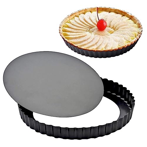 Produktfoto von Anicy Tarteform mit Hebeboden Backform Rund- 28cm Quicheform Backformen, Tartelette Förmchen Törtchenform Pie Form