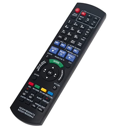 ALLIMITY N2QAYB000477 Replace Remote Control fit for Panasonic DVD IR6 DMR-BS785EG DMR-BW780EF DMR-EX769EF DMR-BS785EGK DMR-BW880EFK DMR-BS885EG DMR-XW380EB DMR-BS785EGS DMR-XW380GL DMR-BS885EGK - Image 2