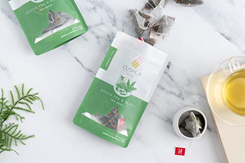 Té Reishi y Té Verde Premium 20 Triángulos miniatura 2