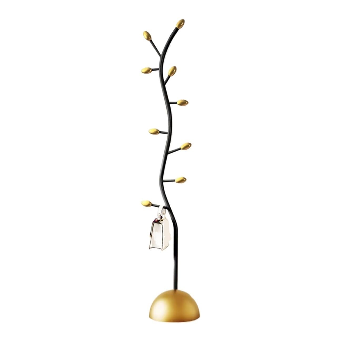 Dh2yjnbf3 Standing Standing Coat Rack Entryway Tree With 9 Hooks Hanger Stand For, Hall, Bedroom, Corner Hallway(Black)