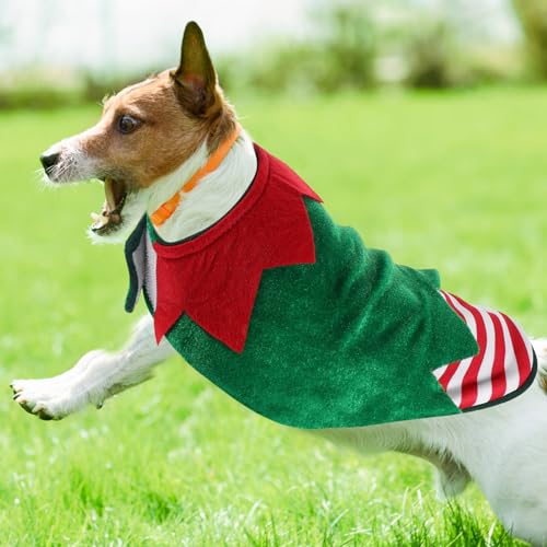 Disfraz de Navidad para Cachorro Verde para Perro Talla S miniatura 4