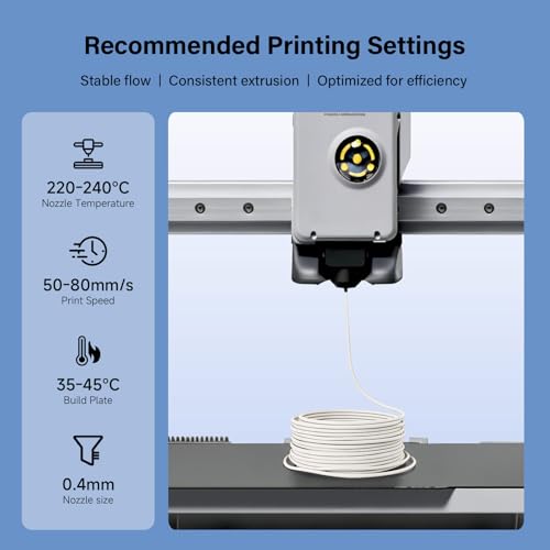 Image of Matte TPU Filament 1.75mm, 1kg - Shore 95A Flexible & Durable TPU, Matte White, Low-Gloss Matte Finish, Minimal Layer Lines, for Phone Cases, Wearables & Functional Parts
