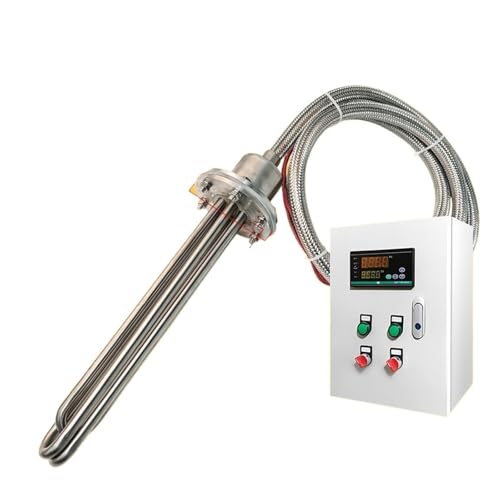 High Power Water Tank Boiling Rod Industrial Heating Tube 380V220V(A set-380v 9kw 450mm)