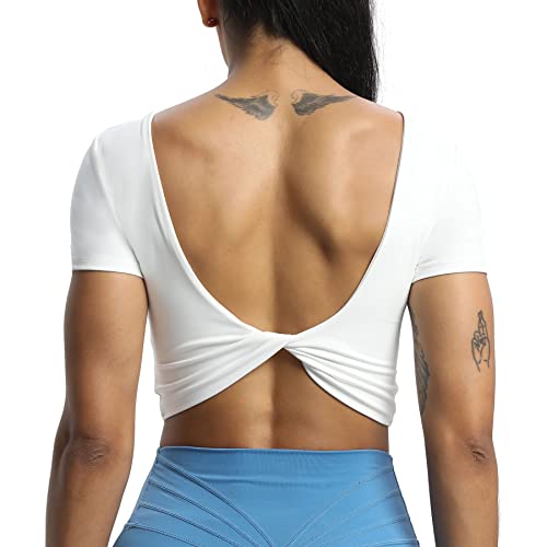 Aoxjox-Short-Sleeve-Crop-Tops-for-Women-Emma-Backless-Twist-Back-Workout-Crop-T-Shirt-Top Aoxjox-Short-Sleeve-Crop-Tops-for-Women-Emma-Backless-Twist-Back-Workout-Crop-T-Shirt-Top