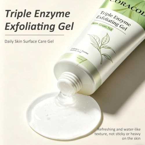 Buy Triple Enzyme Green Tea Exfoliating Aqua Peel Gel 100ml | Gentle Facial Exfoliator & Dead Skin Remover | Deep Pore Skin Care Online at Low Prices in India - Amazon.in - Image 4