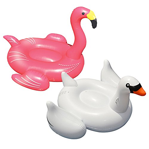 Swimline Giant Swan And Giant Flamingo For Swimming Pools Large #TOP17