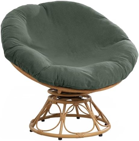HOMBYS Cover for Papasan Cushion, Soft Slipcover Only (Without Cu...