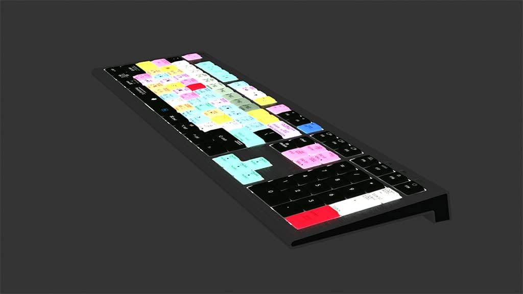 Logickeyboard Designed for Adobe Photoshop CC Compatible with macOS- Astra 2 Backlit Keyboard # LKB-PHOTOCC-A2M-US
