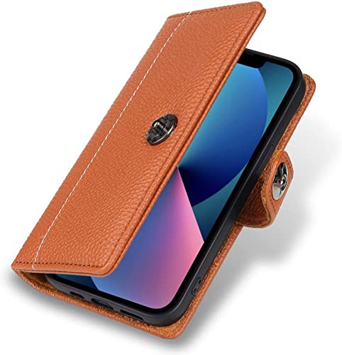 Étui portefeuille iPhone 13 Pro Max en cuir antichoc 5G