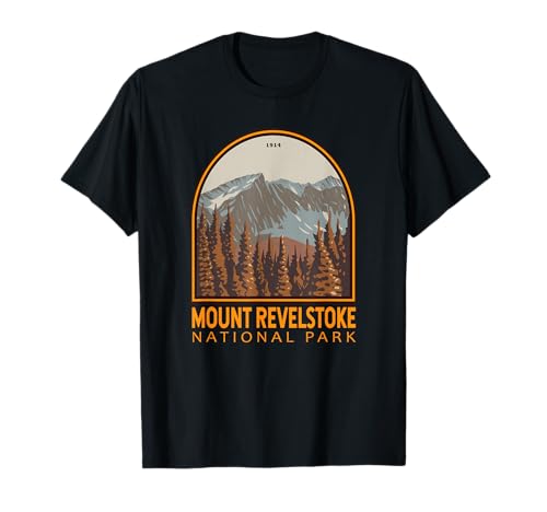 Mount Revelstoke National Park Canada Vintage Emblem T-Shirt