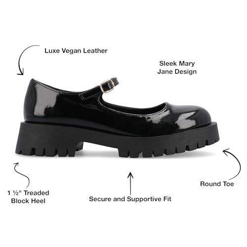 Journee Collection Women's Kamie Mary Jane Flat2