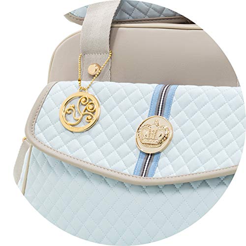 Bolsa Maternidade Mônaco Grande, Lequiqui, Cinza Claro