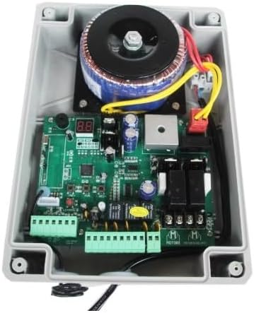 DZ24V Automatic Sliding Gate Control Board Replacement Kit, 24V DC Gate Opener Circuit Board with Remote Controls(Control Box)