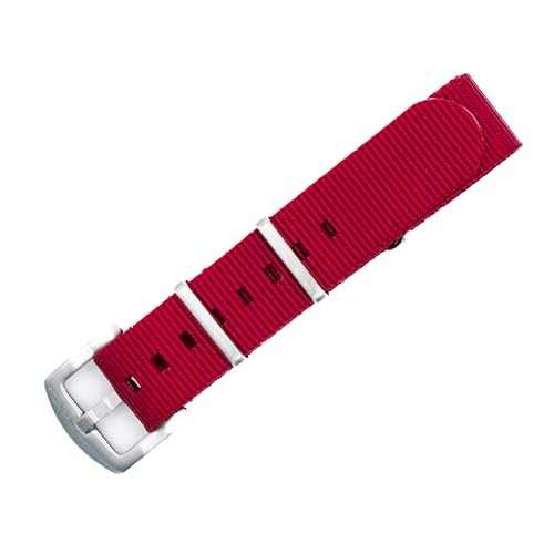 Image of BluShark - Original Collection Military-Style Waterproof Watch Strap, Fits All Timepiece Brands, Durable Nylon Wristwatch Accessories with Stainless Steel Buckle - 18mm, 20mm, 22mm & 24mm Watch Bands