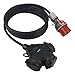 Produktbild RoadEu CEE Starkstrom Adapter, CEE Stecker 16A, 380V auf 220V Adapter, 3X 220V Schuko Kupplung, 5x2,5mm Gummikabel 0,5 Meter. Adapter 16A auf 230V. Starkstrom Verteiler