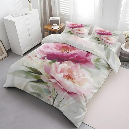 Housse de couette 240x260 sans repassage en microfibre douce et zippée - 3