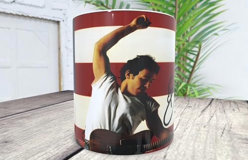 Imagen de La Huella Taza personalizada Bruce Springsteen Born in the USA con firma