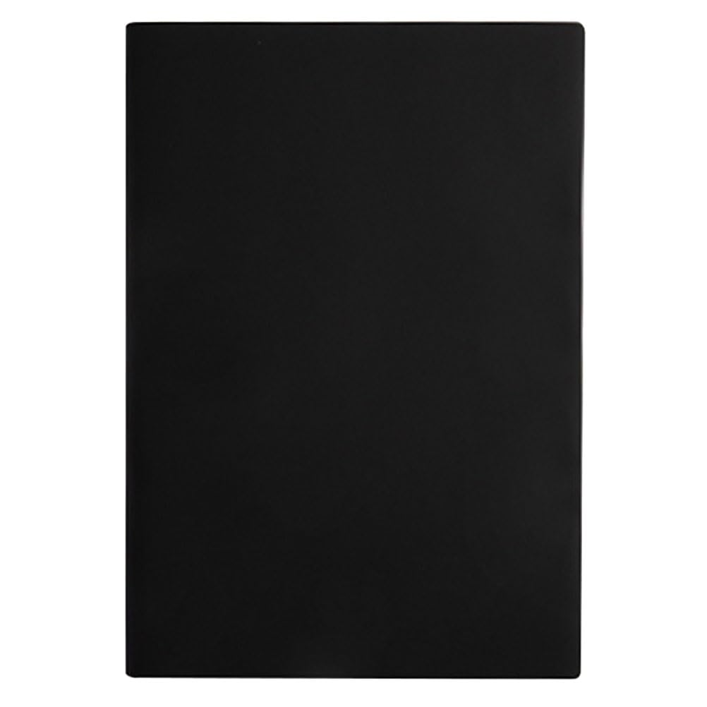 Hemobllo Quaderno A5 con Copertina in Pu Nero, Pagina Bianca Vuota, Taccuino Portatile per Disegno e Scrittura, per Studenti e Professionisti in Studio e Schizzo