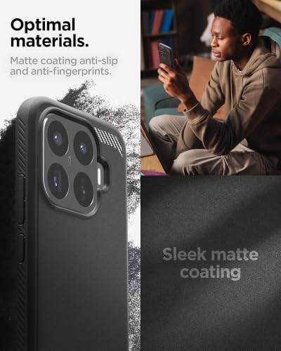 Image of Spigen Rugged Armor Case for Xiaomi 17T, Matte Black