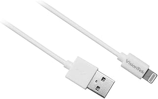 VisionTek Lightning to USB 2 Meter Cable White (M/M)